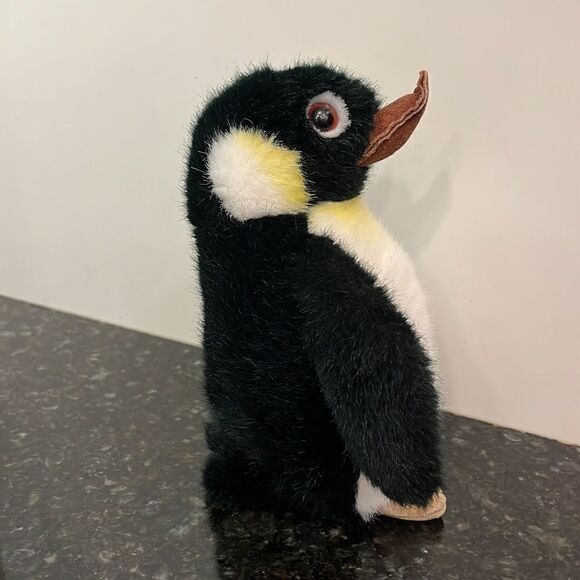 Gund Staffed Animal Cute Little Penguin Plush Toy 1986 - Picture 5 of 8